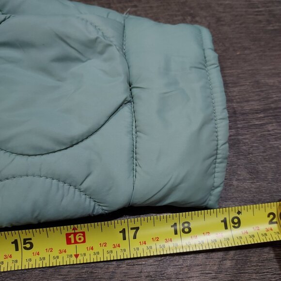 Jacket Bagatelle Collection Quilted Sage Green Lightweight Snap Closure - Picture 8 of 9